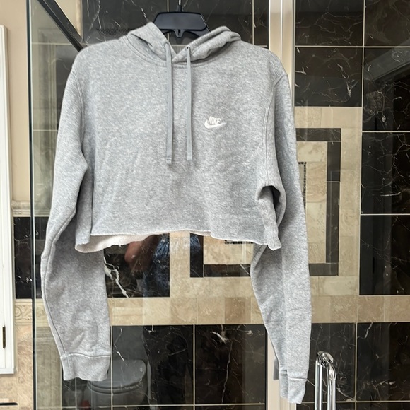 Nike Tops - Nike gray blouse, size L, gently used.